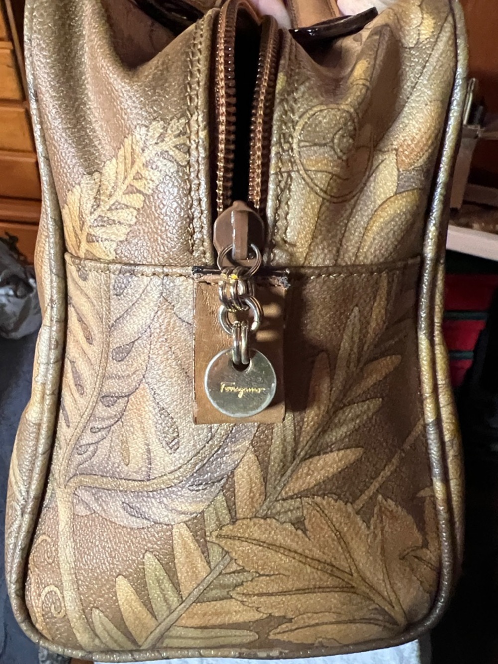 Salvatore Ferrigamo vintage travel case